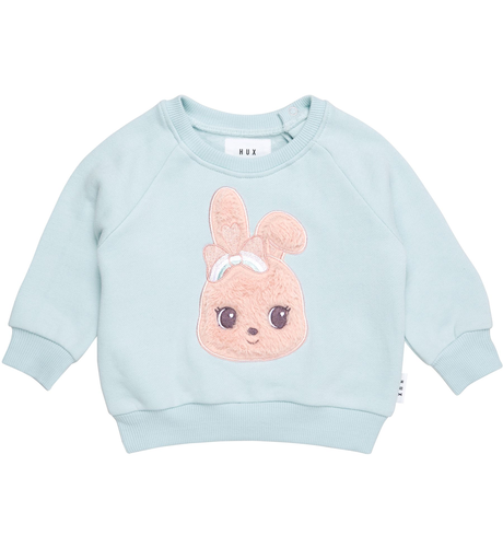 Huxbaby Fur Bunny Sweatshirt - Sky