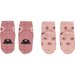 Huxbaby Flower 2Pk Socks - Dusty Rose + Rosebud