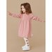 Huxbaby Sprinkles Knit Puff Dress - Dusty Rose