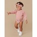 Huxbaby Sprinkles Knit Puff Jumper - Dusty Rose