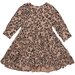 Huxbaby Jaguar Long Sleeve Swing Dress - Maple Sugar