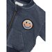 Huxbaby Rainbow Smiley Retro Pocket Track Jacket - Denim