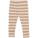 Huxbaby Dino Knee Stripe Legging - Biscuit + Wheat