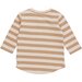 Huxbaby Sleeping Dinos Stripe Top - Biscuit + Wheat