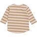 Huxbaby Sleeping Dinos Stripe Top - Biscuit + Wheat