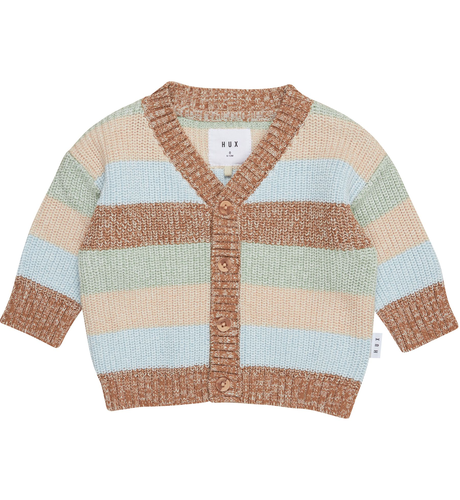 Huxbaby Multi Stripe Boxy Cardi