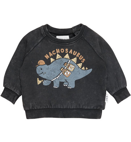 Huxbaby Nachosaurus Sweatshirt - Vintage Black
