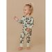 Huxbaby Dino Racer Zip Romper -Thyme