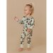 Huxbaby Dino Racer Zip Romper -Thyme