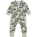 Huxbaby Dino Racer Zip Romper -Thyme