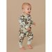 Huxbaby Dino Racer Drop Crotch Pant - Thyme