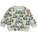 Huxbaby Dino Racer Terry Bomber Jacket - Thyme