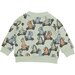 Huxbaby Dino Racer Terry Bomber Jacket - Thyme