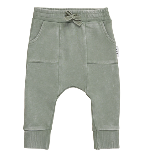 Huxbaby Vintage Fern Pocket Drop Crotch Pant