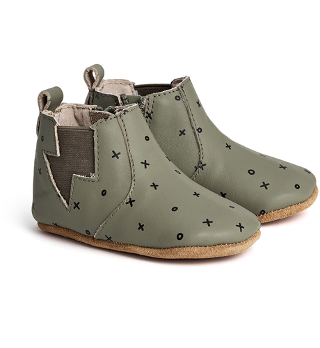 Pretty Brave Baby Electric Boot - Khaki XO