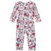 Milky Poppy Zip Romper - Blossom Pink