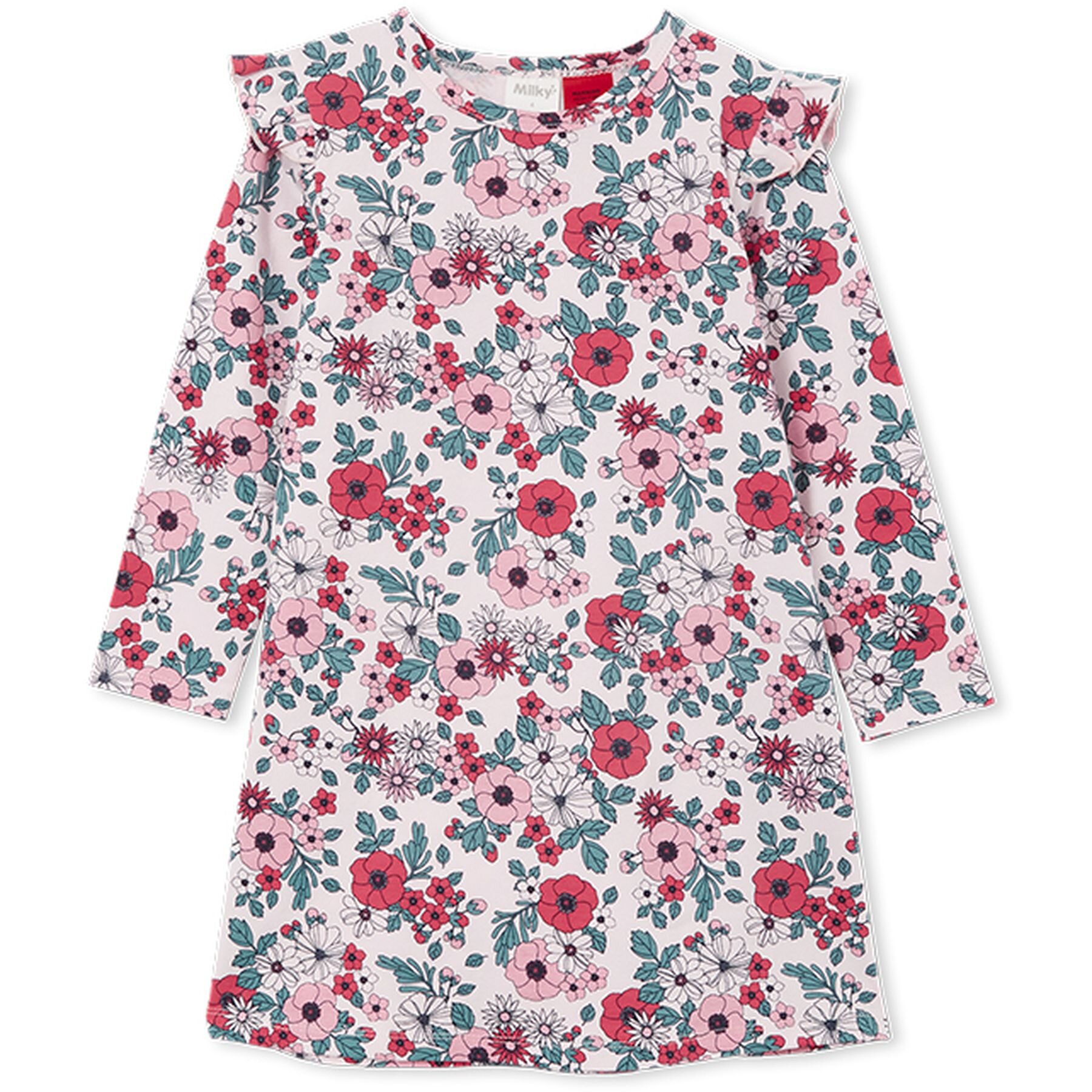 Milky Poppy Nightie Blossom Pink CLOTHINGGIRLGirls Sleepwear