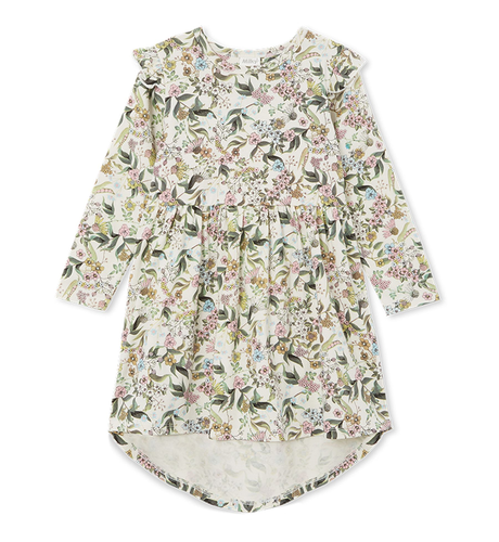 Milky Wildflower Hi-Lo Dress - Multi