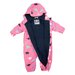 Korango Girls Dino Colour Change Rain Suit - Hot Pink