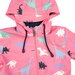 Korango Girls Dino Colour Change Rain Suit - Hot Pink