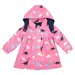 Korango Girls Dino Colour Change Raincoat - Hot Pink