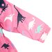 Korango Girls Dino Colour Change Raincoat - Hot Pink