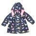 Korango Girls Dino Colour Change Raincoat - Navy