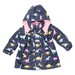 Korango Girls Dino Colour Change Raincoat - Navy