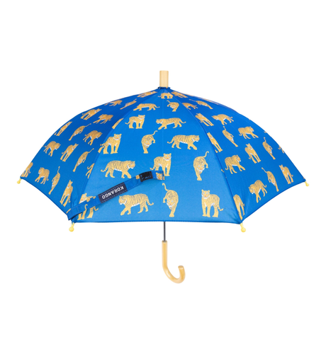Korango Tiger Print Umbrella - Blue