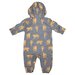 Korango Tiger Rain Suit - Charcoal