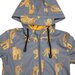 Korango Tiger Rain Suit - Charcoal