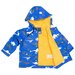 Korango Dino Colour Change Raincoat - Blue