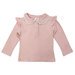 Korango Collared Frill Top - Dusty Pink
