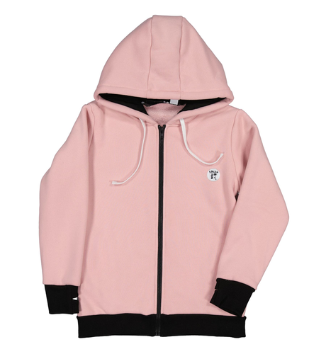 Radicool Tribe Zip Hood In Pink