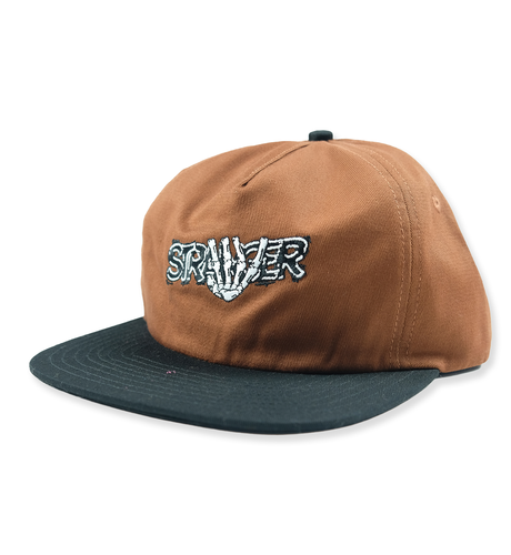 Hello Stranger Stranger Winter Snapback Cap - Brown