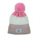 Hello Stranger Pom Pom Beanie - Pink/White/Pink