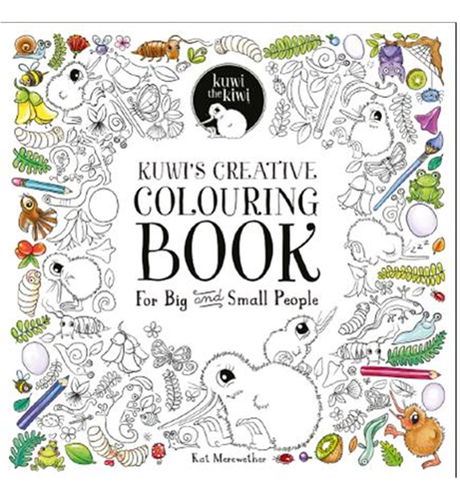Kuwi the Kiwi's Creative Colouring Book