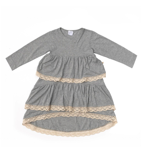 Alex & Ant Anna Dress  - Grey Marle