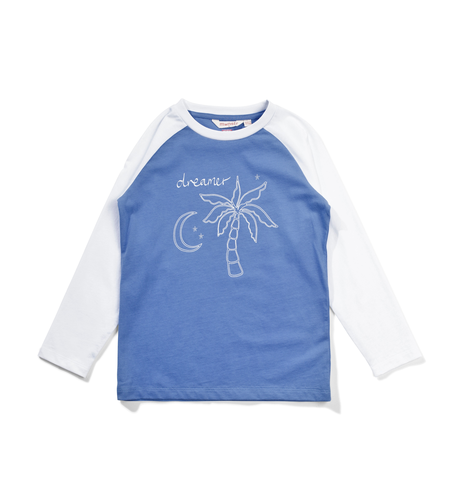 Missie Munster Rowie Ls Tee - Ultmarine/Wht