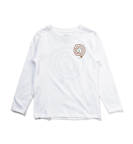 Munster Palmython Ls Tee - White