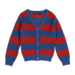 Rock Your Kid Blue & Red Stripe Knit Cardigan