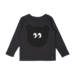 Rock Your Kid Bertie Bear Charcoal LS T-Shirt