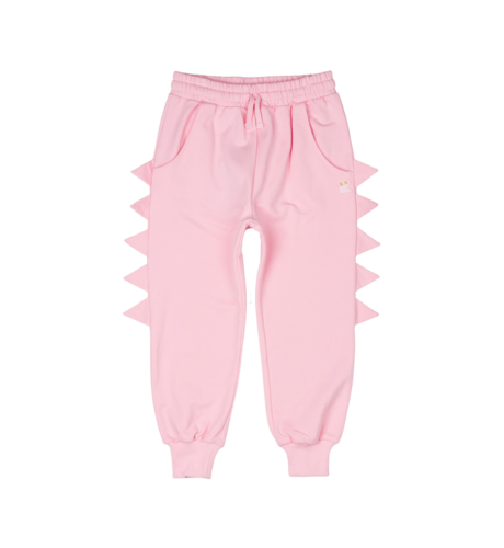 Rock Your Kid Pink Dinosaur Track Pants