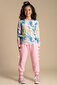 Rock Your Kid Pink Dinosaur Track Pants