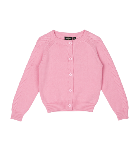 Rock Your Kid Pink Knit Cardigan