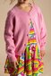 Rock Your Kid Pink Knit Cardigan