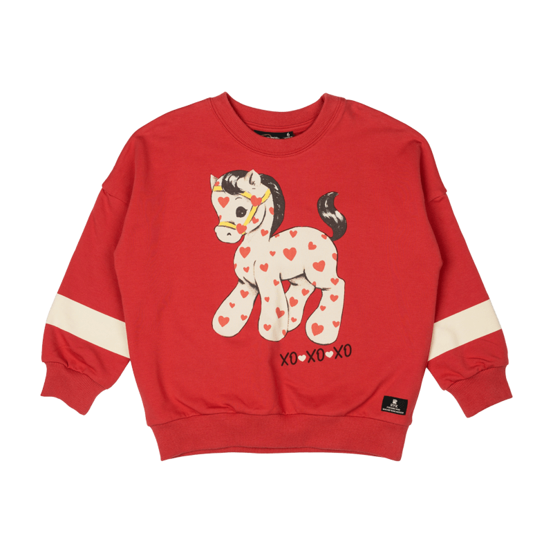 Rock Your Kid XO Pony Sweatshirt SHOP BY BRAND-Rock Your Kid