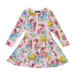 Rock Your Kid Mermaids LS Waisted Dress