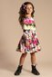 Rock Your Kid Flower Wall LS Waisted Dress