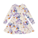 Rock Your Kid Lilac Florals LS Waisted Dress